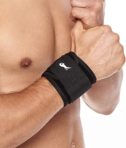 PRO GYM Neoprene Wrist Support for Men & Women Gym Workout Band Hand Strap for Pain Relief Premium Supporter Exercise, Brace, Arthritis, Sports, Fitness Adjustable Universal Size (1 Pair) PRO GYM Neoprene Wrist Support for Men & Women Gym Workout Band Hand Strap for Pain Relief Premium Supporter Exercise, Brace, Arthritis, Sports, Fitness Adjustable Universal Size (1 Pair)